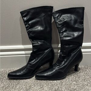 Franco Sarto Black Heeled Boots
